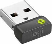 USB marrës Logitech Logi Bolt 956-000008, USB-A, deri 6 pajisje, rreze 10 m, gri/e zezë, 1 copë