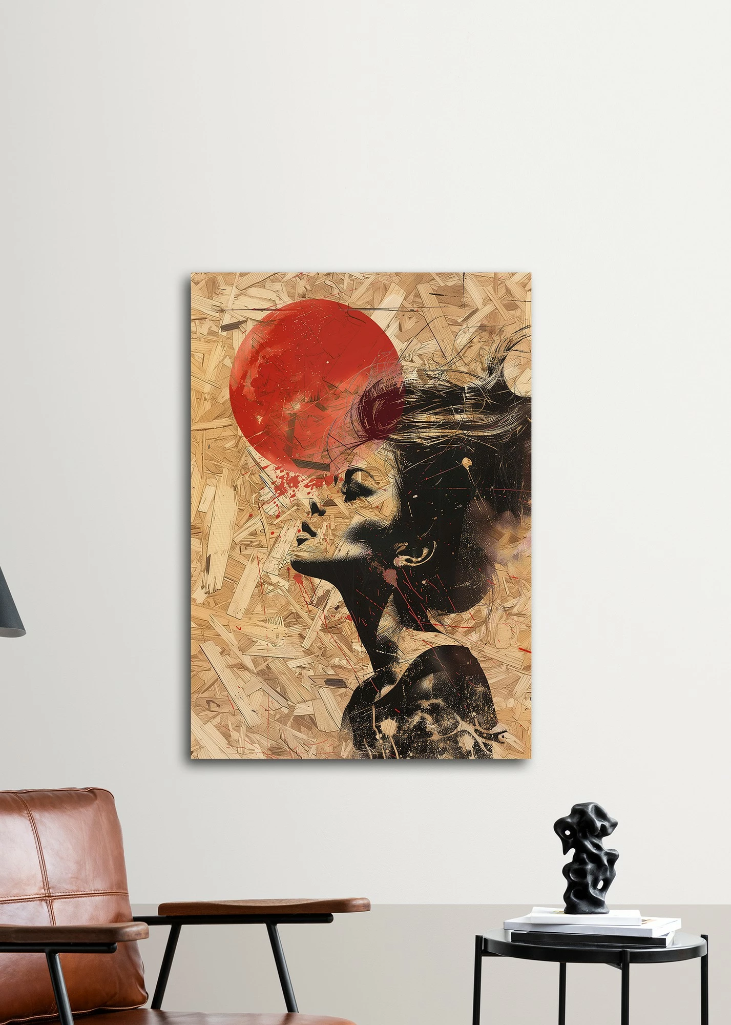 Pikturë dekorative me kornizë MDF, Wallity, Huhu317, 50x70cm