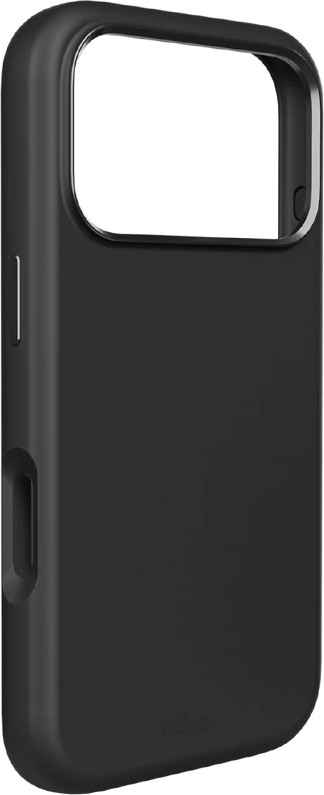 Mbështjellës Puro Icon Mag Pro për iPhone 17 Pro Max, MagSafe, me mbrojtje kamere, butona alumini, e zezë