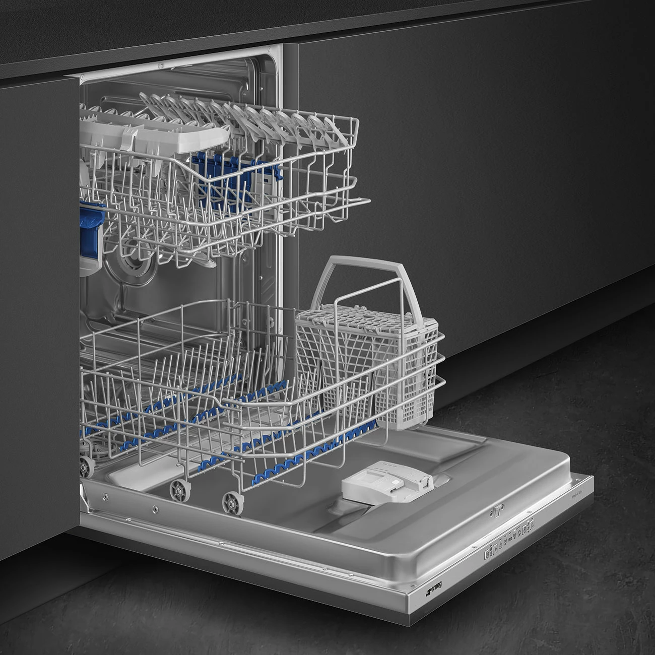 Enëlarëse montuese SMEG STL281DS, 13 sete, 60 cm