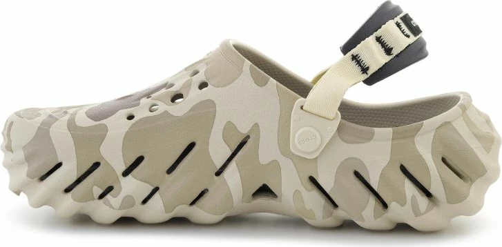 Atlete unisex Crocs Echo Duck Camo Clog 211981-2YJ, bone/black