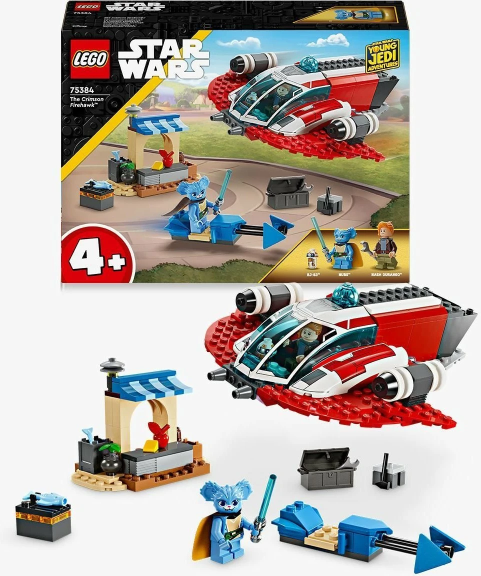 Set ndërtimi LEGO Star Wars The Crimson Firehawk 136 pjesë, multikolor