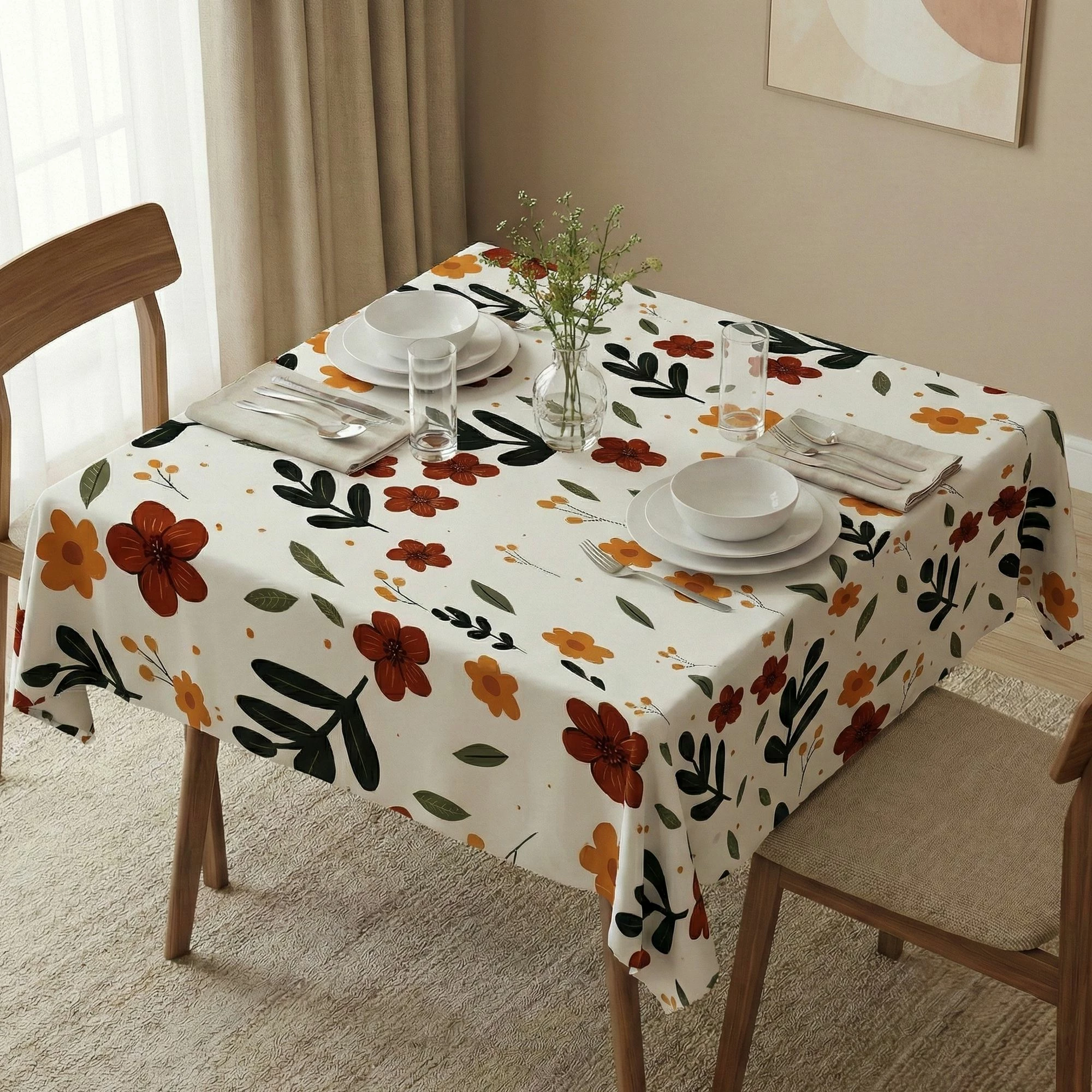 Mbulesë tavoline Hermia, Asr-tblclt25-24, 140x140cm