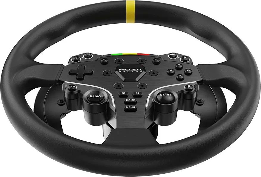 Shtesë timoni sim racing, Moza RS046, 30 cm (12\"), për ES, e zezë