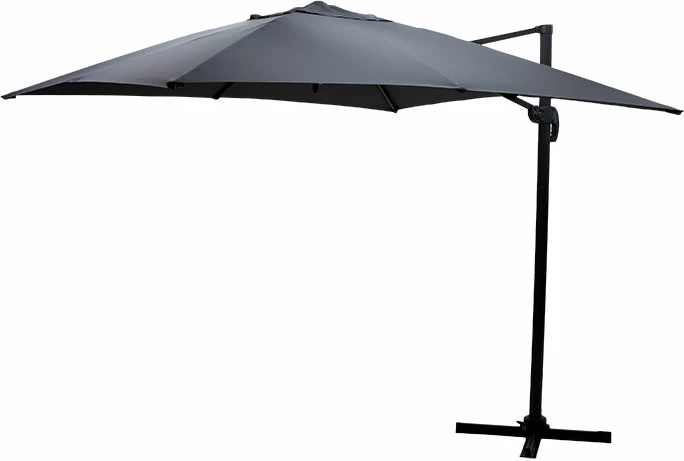 Ombrellë profesionale e varur, rotacion 360 shkallë, Raffaella,, alumin, 3x3m, antracit