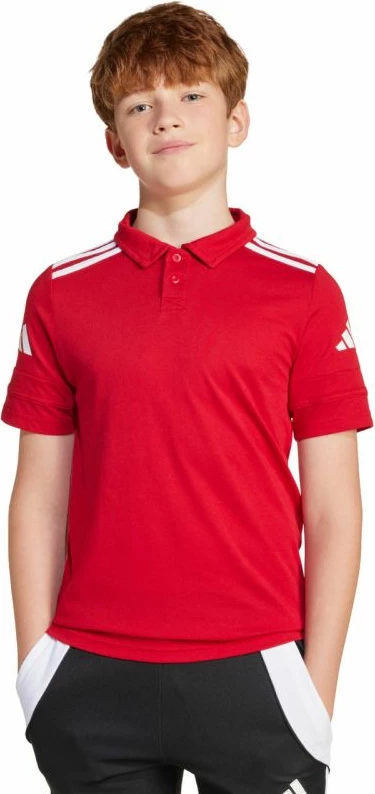 Maicë polo për fëmijë adidas, e kuqe [Madhësia: 152 cm]