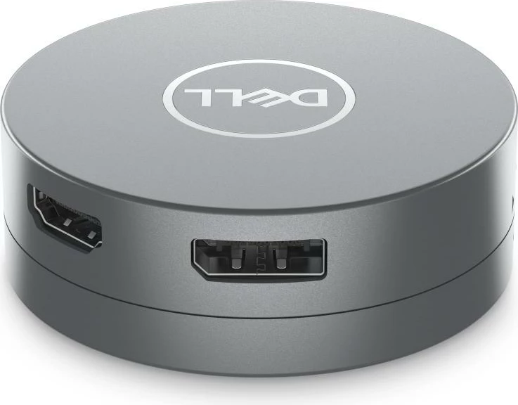 Stacion dokimi USB-C 6-në-1, Dell DA305 (470-AFKL), Power Pass-Through 90W, silver/black