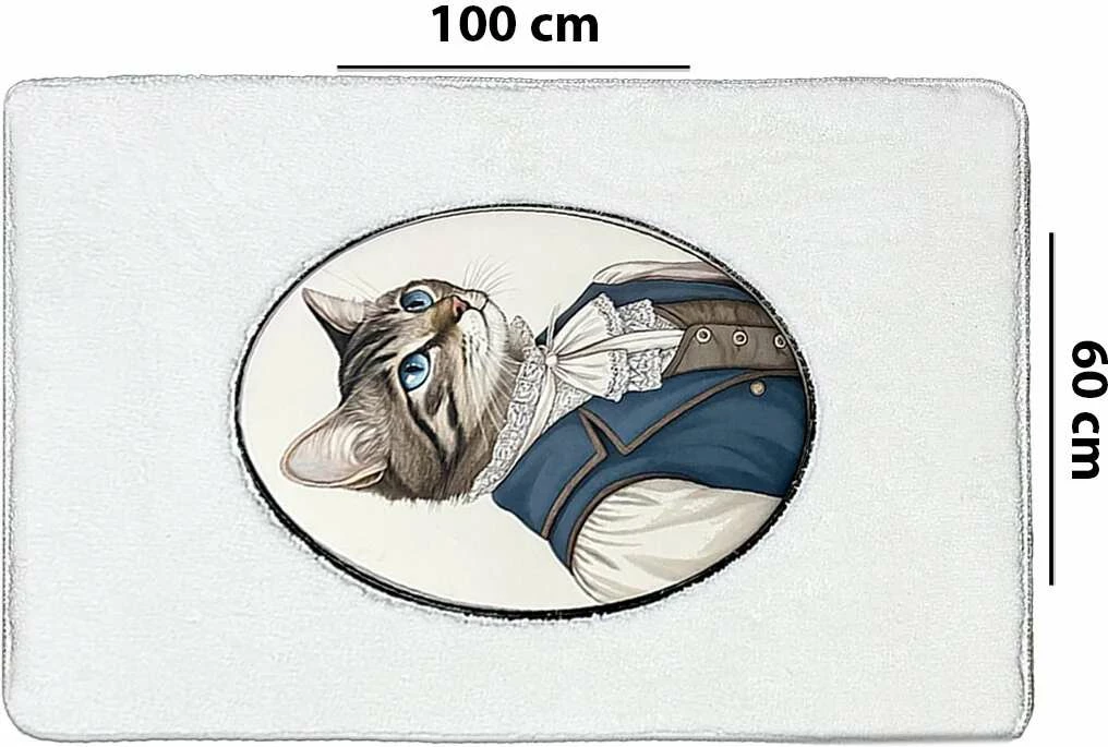 Tapet për banjo Mijolnir, Modcat, ecru, 60x100cm