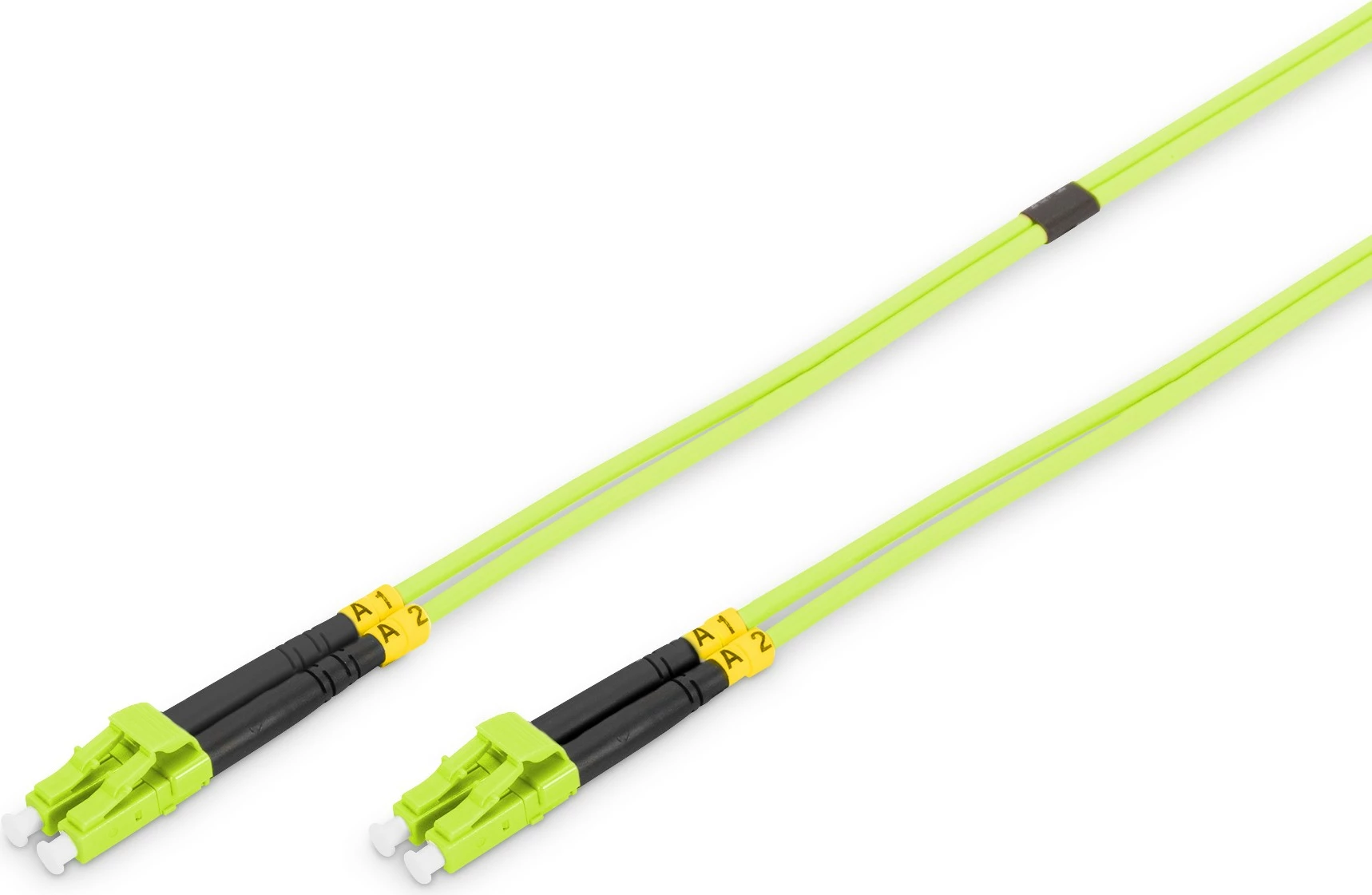 Kabllo optike Digitus OM5 LC/LC, 2m, jeshile