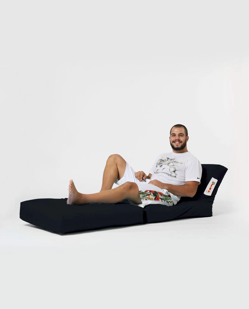 Puf për kopsht, Atelier del Sofa, Siesta Sofa Bed, ngjyrë e zezë