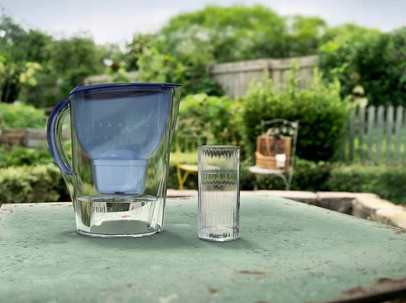 ibrik filtruese uji BRITA Marella XL, blu, set me 5 filtra