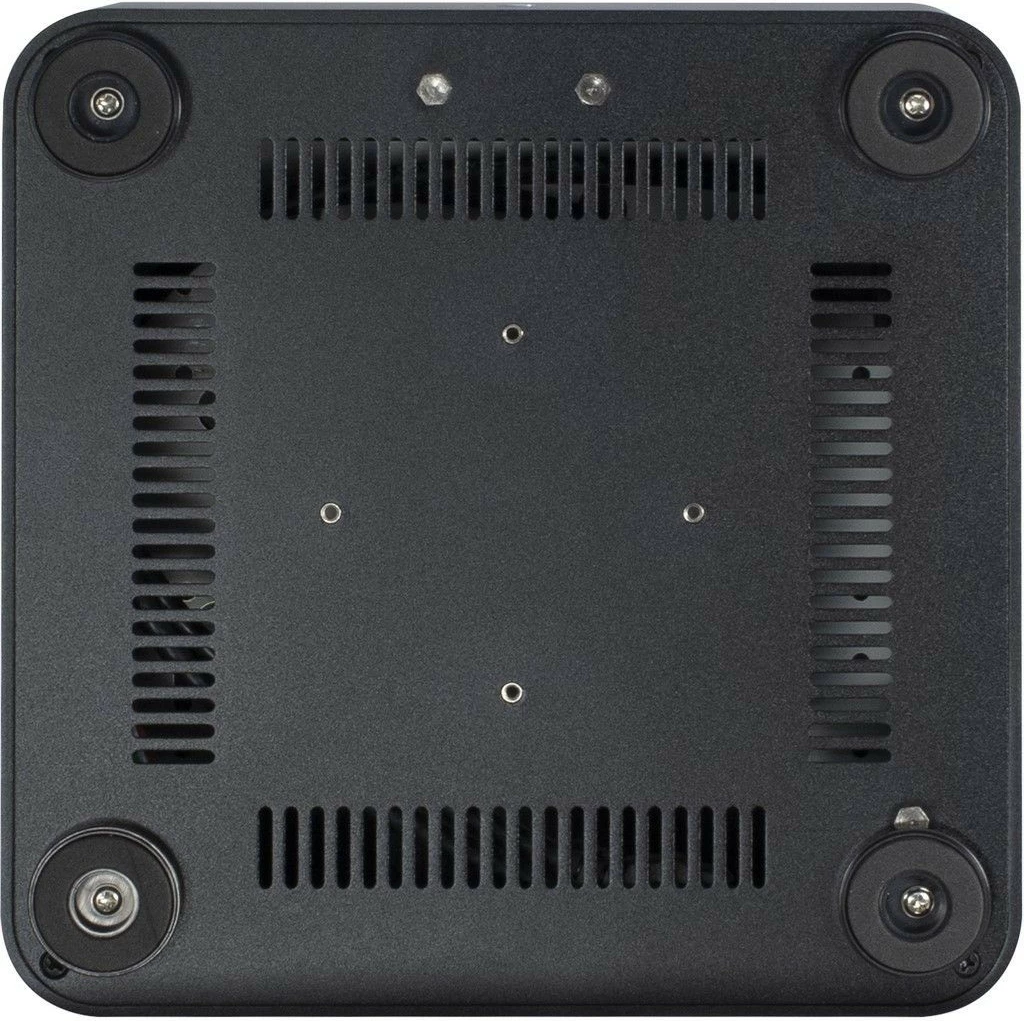 Kasë Inter-Tech A80, ITX, Small Form Factor, alumini, e zezë