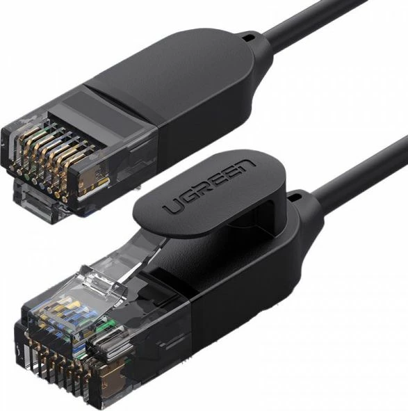 Kabllo Ethernet Ugreen RJ45 Cat 6A UTP 1m (70332), e zezë
