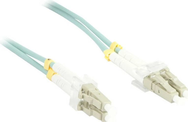 Kabllo fiber optike Synergy21 Patch LC-LC, OM3 50/125, 20m, aqua
