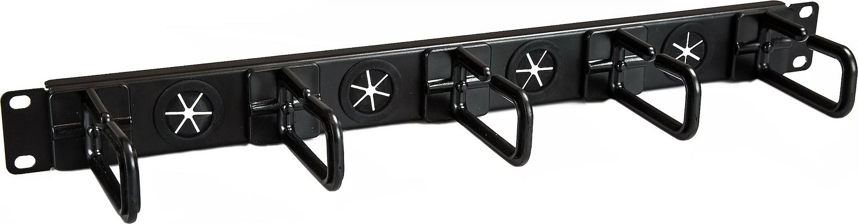 Panel menaxhimi kabllosh për rack serveri StarTech 1U, horizontal, D-Ring, i zi
