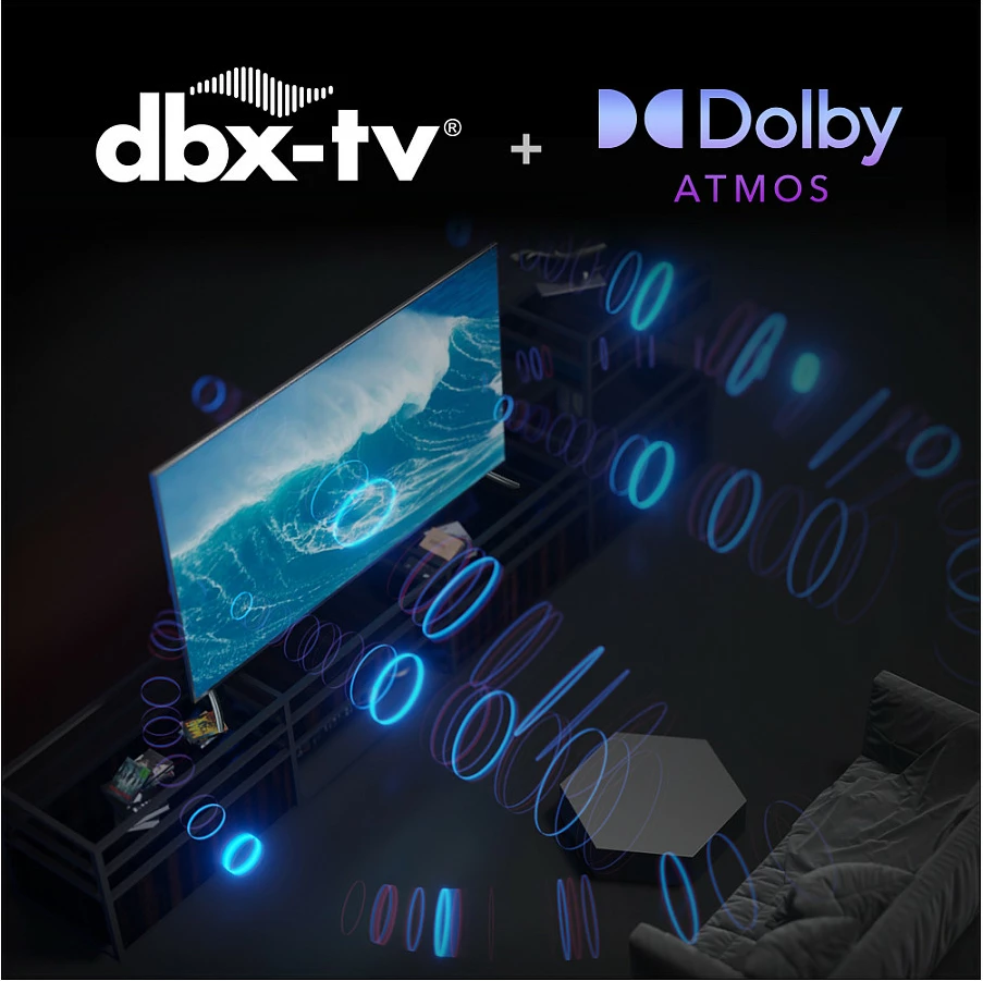Televizor QLED CHiQ U50QM8V 50 inç 4K Ultra HD Smart TV gri/argjend