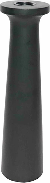 Mbajtës qiriri minimal, dru i zi, 7x7x25.5cm