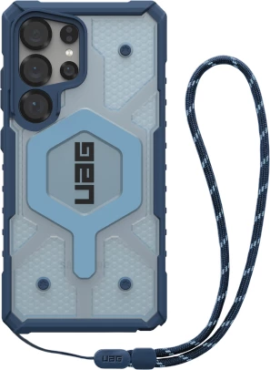 Mbështjellës UAG Pathfinder Clear Magnet Bundle me modul magnetik dhe rrip dore për Samsung Galaxy S25 Ultra 5G, Blu