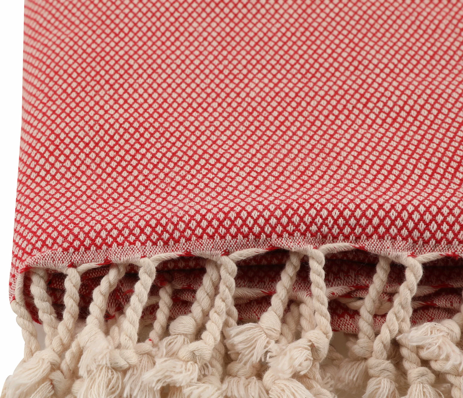 Peshqir plazhi Fouta, ngjyrë e kuqe, Mijolnir, Likya, 95x190cm