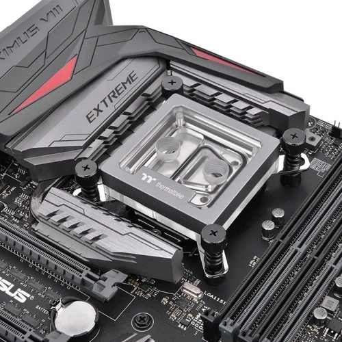 Bllok uji për CPU Thermaltake Pacific W9, bakër + metal i lëngshëm, transparent