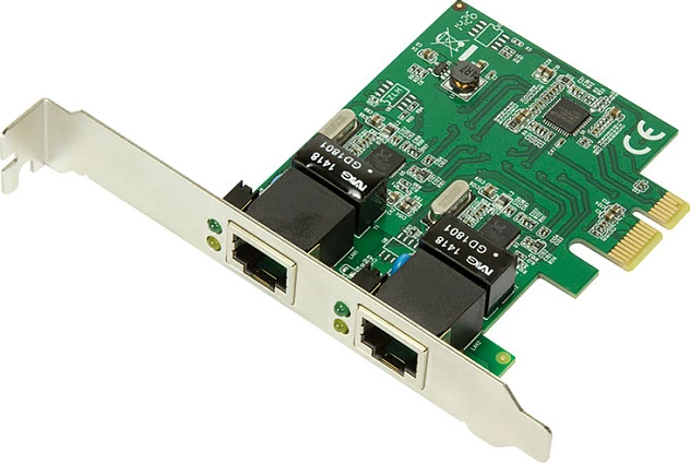 Kartë rrjeti PCI-Express LogiLink, 2x Gigabit LAN