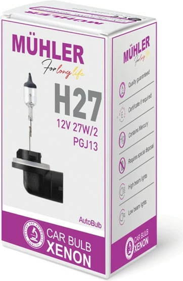 Lampa H27w2 12v 27w Pgj13j Kuti Muhler