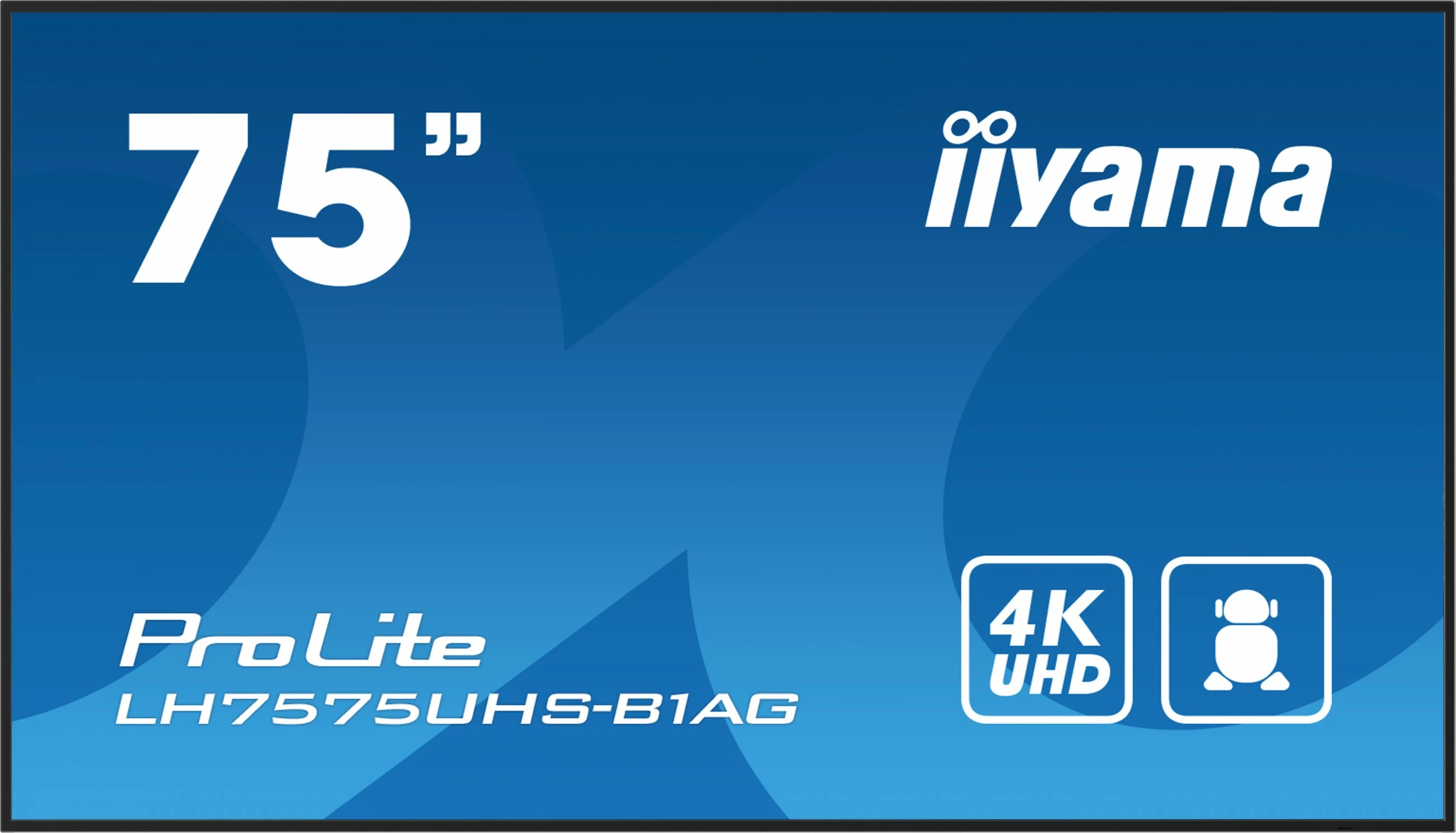 Ekran digital iiyama LH7575UHS-B1AG, 75", 4K UHD, Wi-Fi