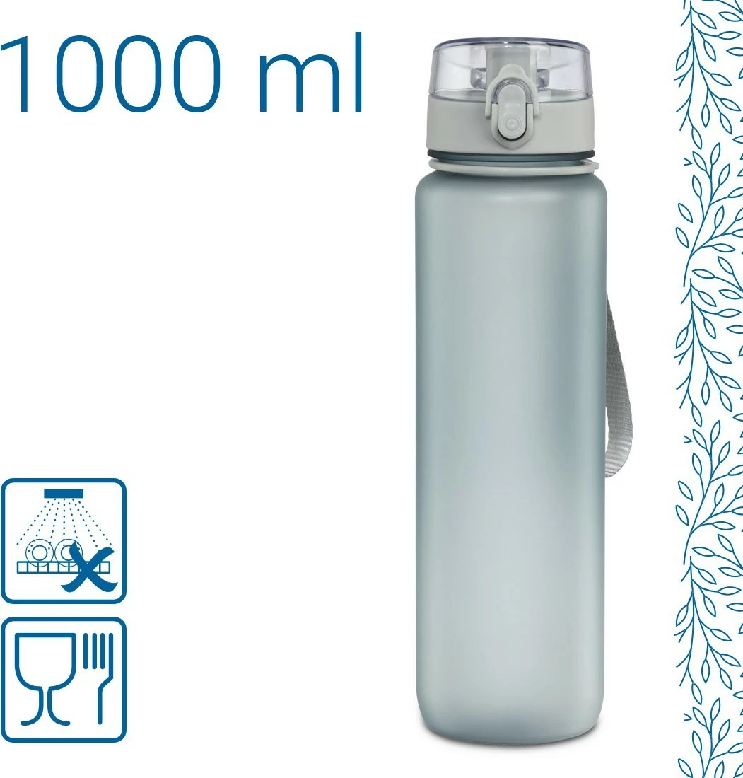 Shishe uji Xavax To Go 1L (1000 ml) MPN 181591, me mbyllje hermetike dhe rrip dore, mint
