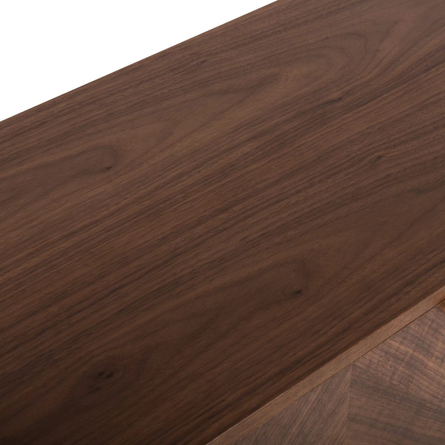 Bufet MEEN, FH9735, MDF, me furnir arre natyrale, këmbë metali të arta, 150x40x80H cm