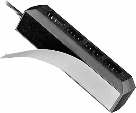 Kontroller ventilatorësh Deepcool FH-04 DP-F04PWM-HUB, hub 4 porta PWM 3-pin/4-pin, i zi