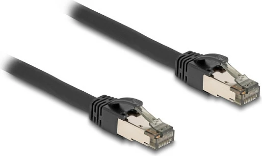 Kabllo rrjeti DeLOCK RJ45 Cat6A U/FTP, 15 m, ultra fleksibile, e zezë