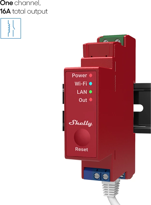 Ndërprerës inteligjent Shelly Pro 1PM