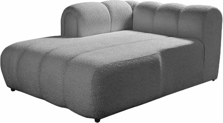 Këndare Atelier del Sofa, N-Line, kënd i majtë, ngjyrë gri