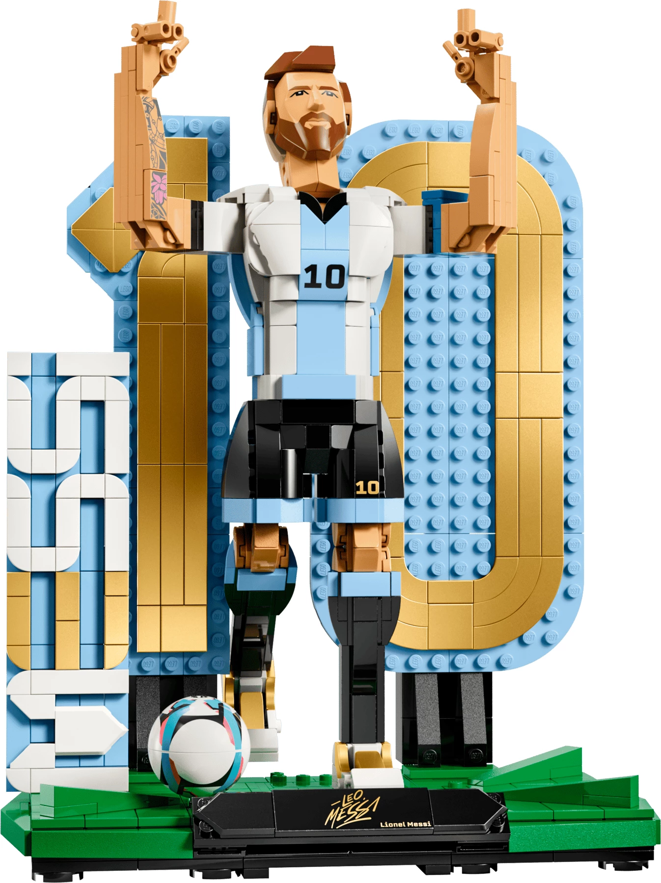 Set LEGO, LEGO Editions Lionel Messi Football Legend 43015, 958 copë, 12+