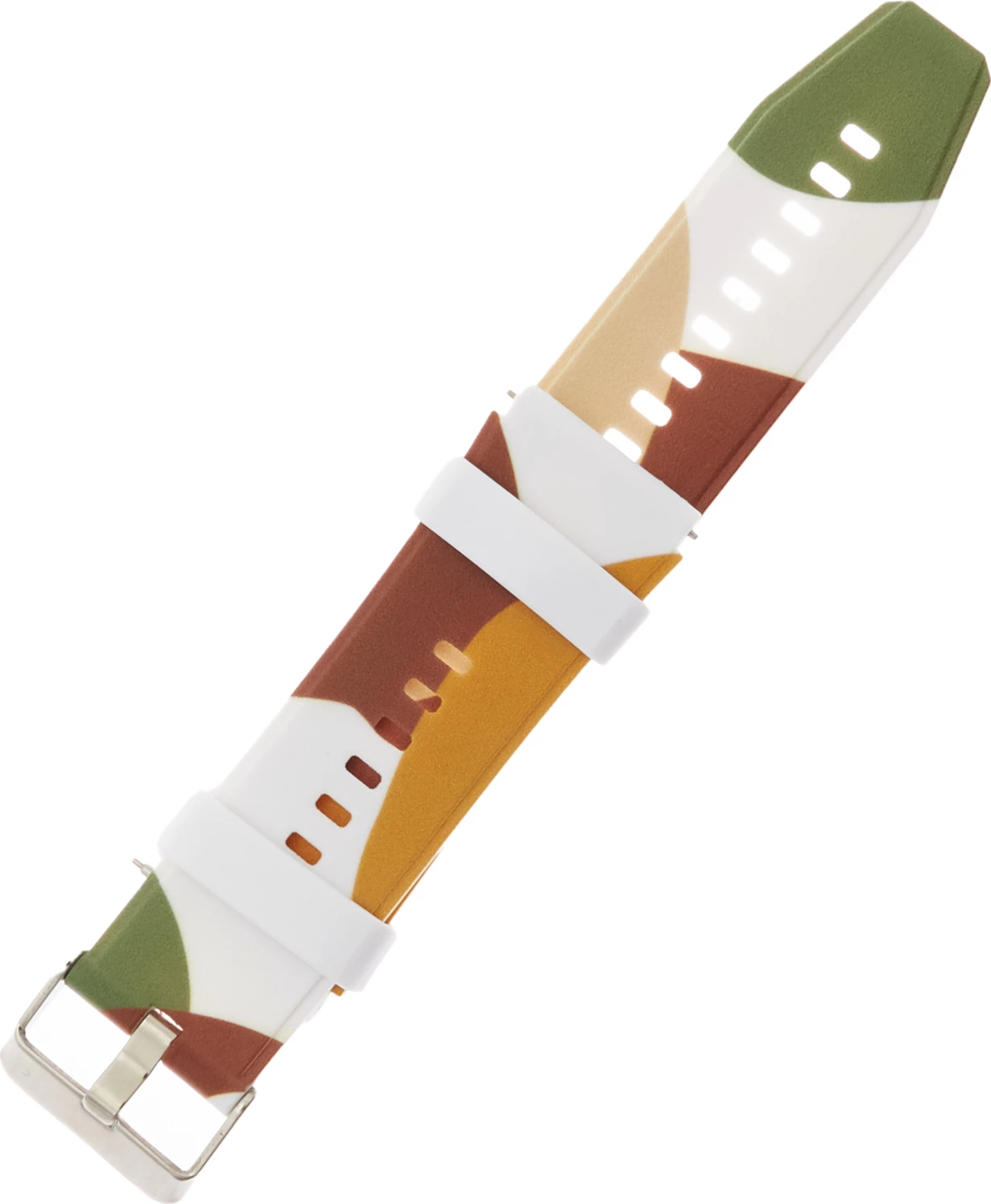 Rrip silikoni Hurtel për Huawei Watch GT2 Pro, 22 mm, moro, bardhë/kuq/jeshil/portokalli