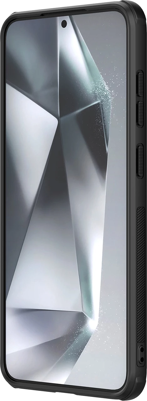 Mbështjellës Nillkin Super Frosted Shield Pro Magnetic për Samsung Galaxy S25+ me MagSafe, Zi