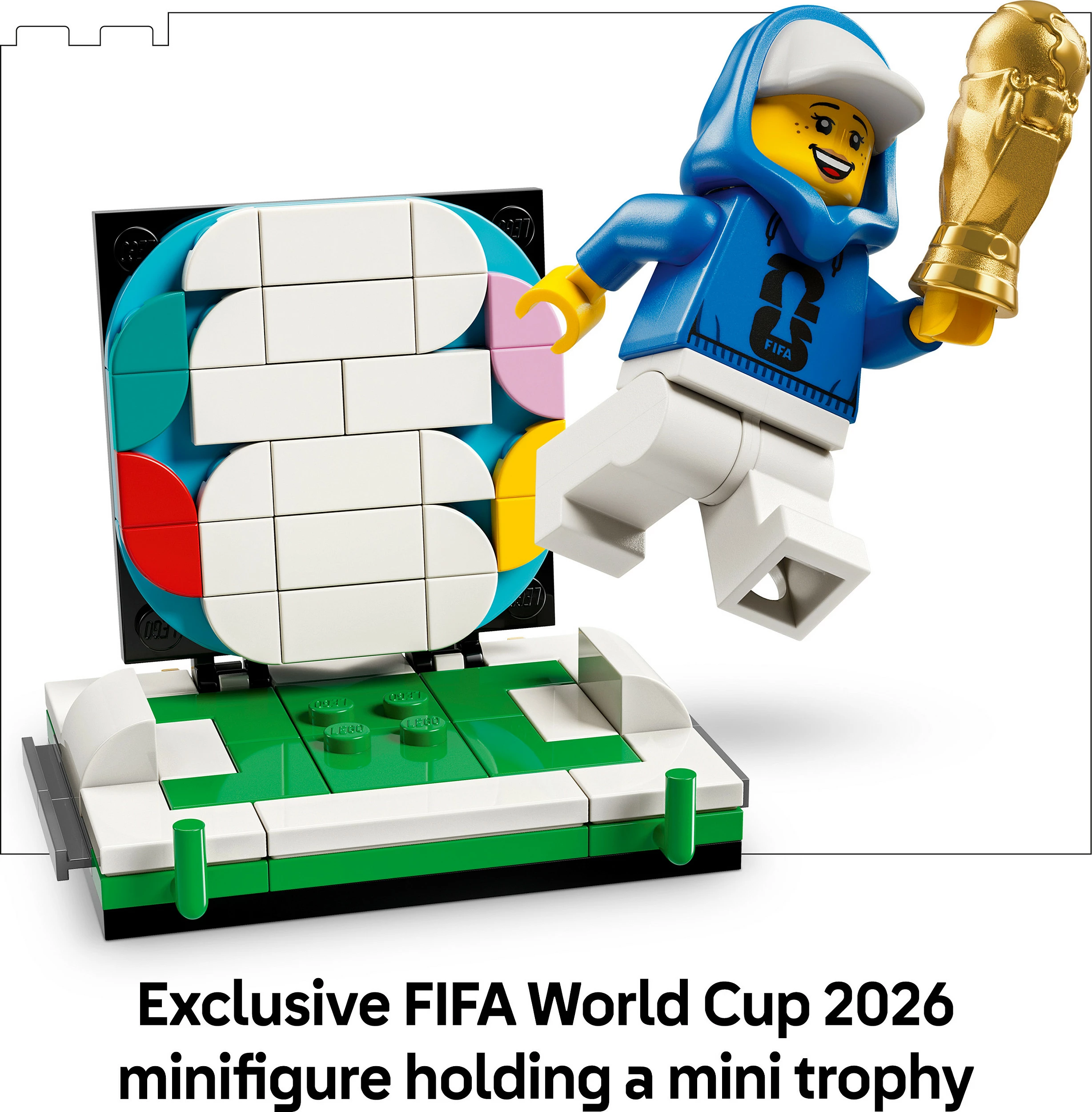 Set ndërtimi LEGO FIFA World Cup Official Trophy 43020, 2842 copë, shumëngjyrësh