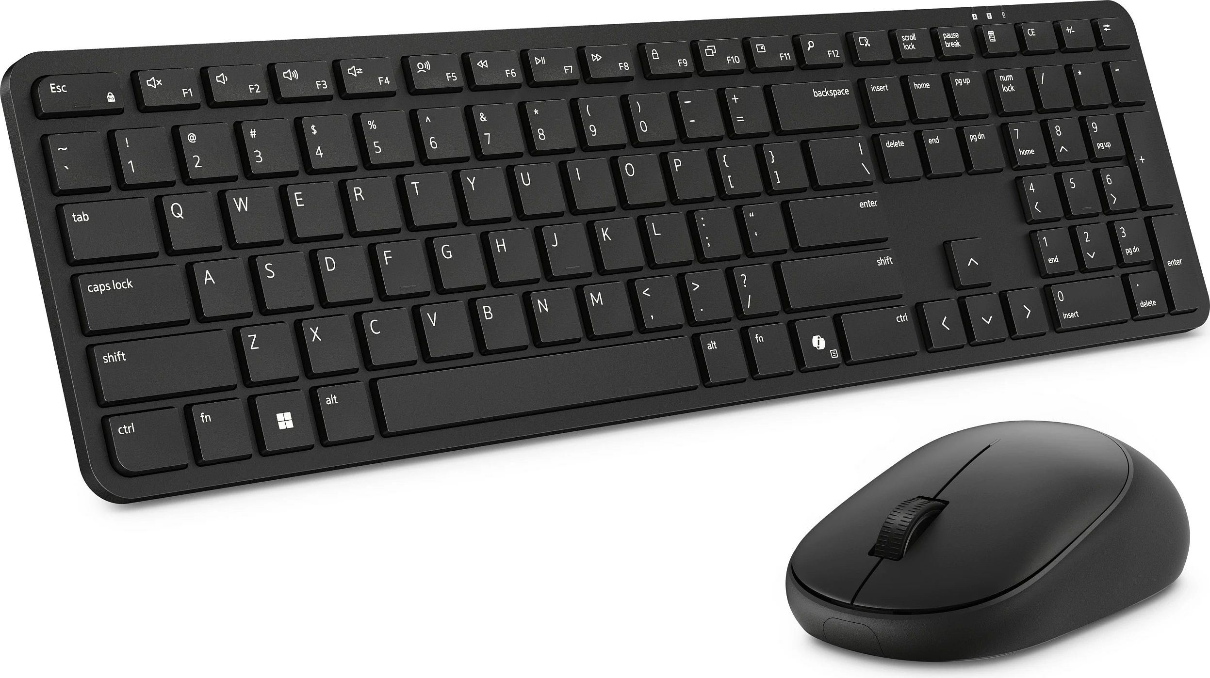 Set tastierë dhe maus Dell Pro 5 KM526, Wireless 2.4GHz, QWERTZ gjerman, Full-size, 6000 DPI, i zi
