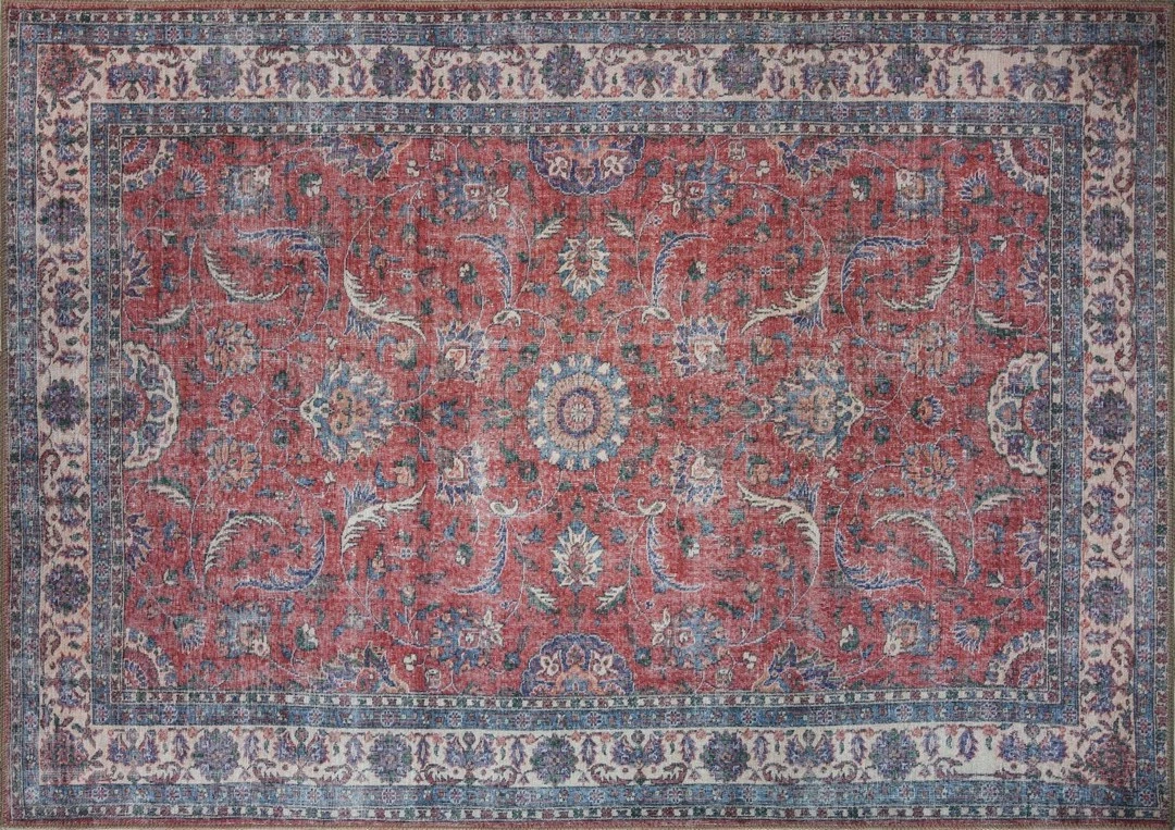 Qilim (230 x 330) Conceptum Hypnose, Blues Chenille - Rustic AL 84