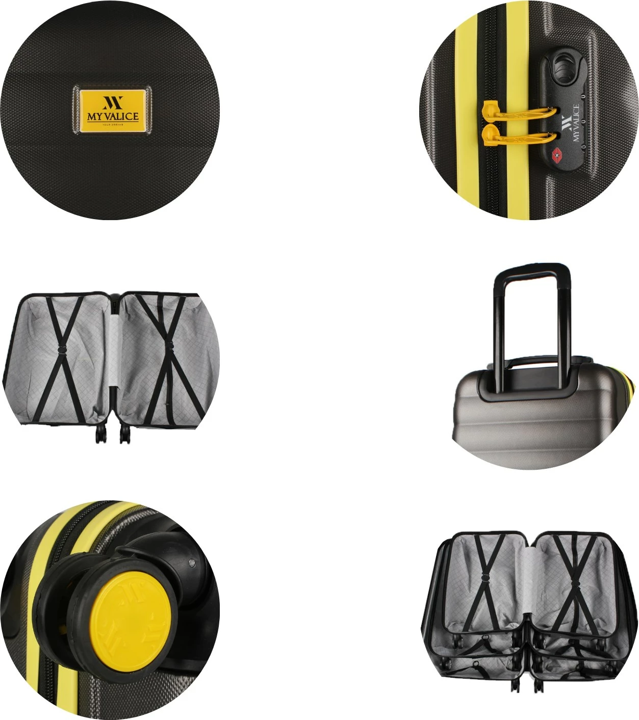 Valixhe udhëtimi Zoozie Bags, anthracite, 6872