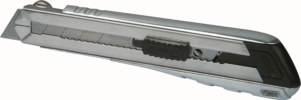 Thikë prerëse Stanley FatMax XL 0-10-820, teh i thyeshëm 25 mm, magazinë për 4 tehe, gri/zezë