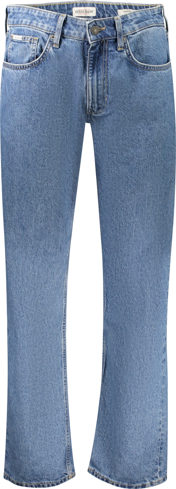 Pantallona xhins për meshkuj GUESS JEANS G16 Straight, të kaltërta