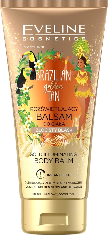 Balsam trupi ndriçues Eveline Cosmetics Brazilian Body Illuminating Body Balm për femra 150ml