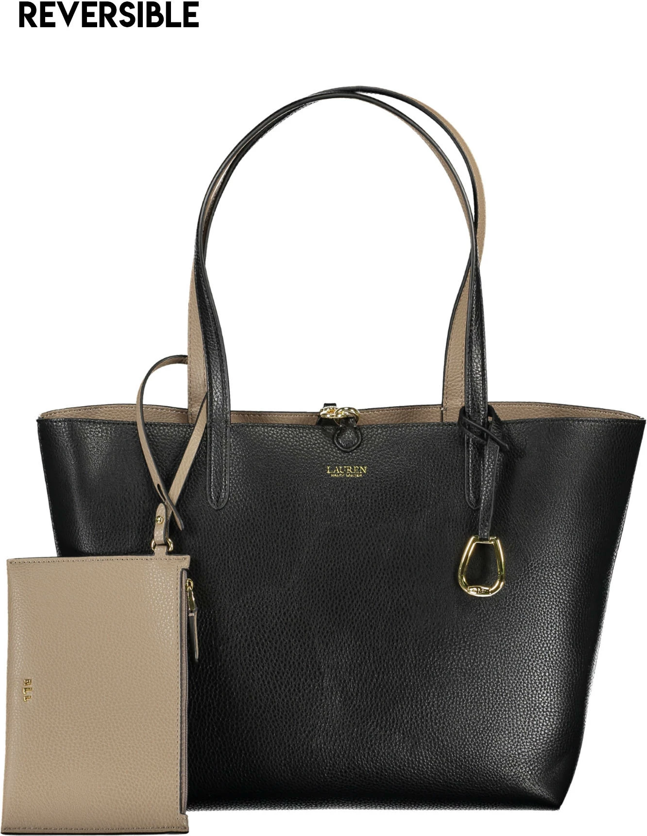 Çantë për femra RALPH LAUREN, e zezë