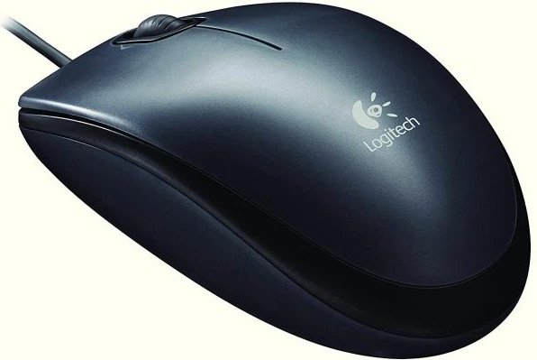 Maus LOGITECH M90 1000 DPI USB me kabllo, i zi
