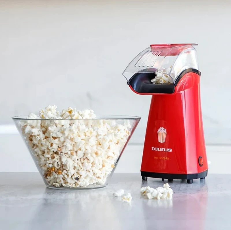 Makineri për kokoshka Taurus Pop'n'Corn, 1100 W, Kuqe