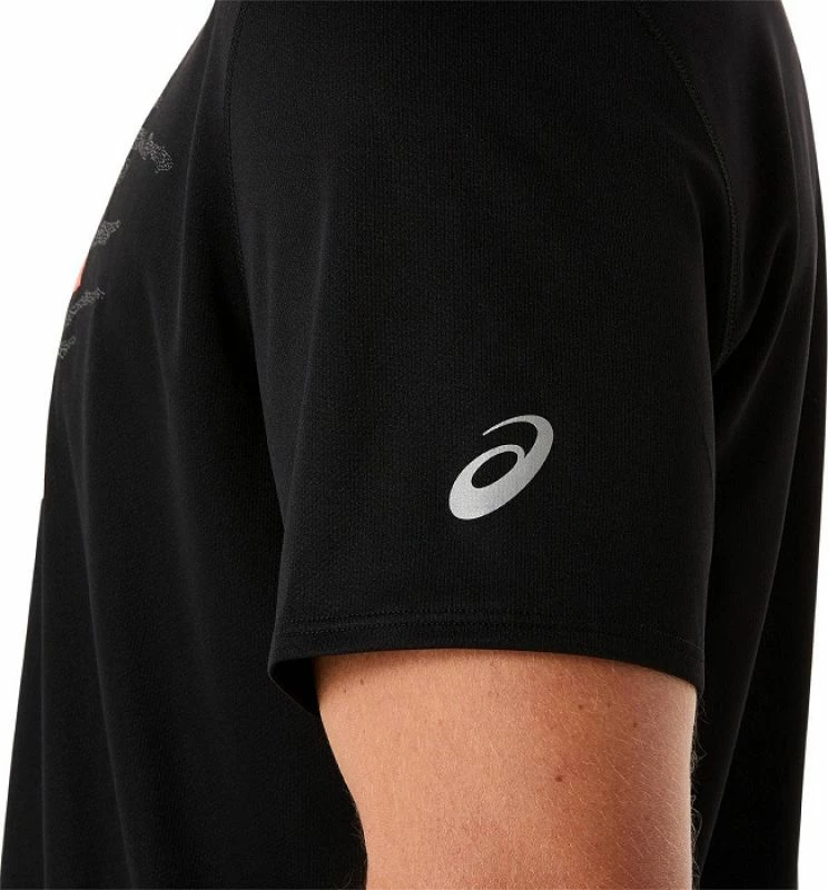 Maicë për meshkuj Asics, e zezë