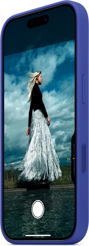 iPhone 16 Pro Max Silicone Case with MagSafe Stone Gray