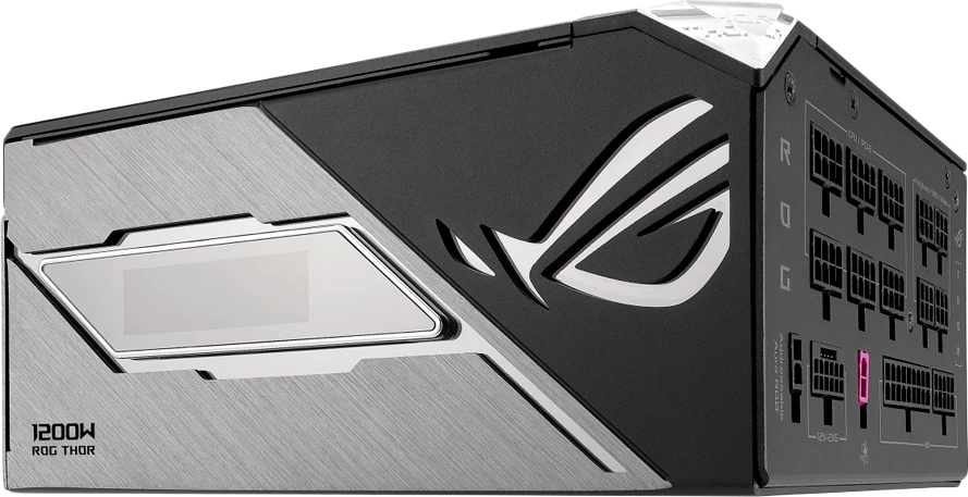PSU ASUS ROG Thor 1200W Platinum III, ATX 3.1, 80 Plus Platinum, fully modular, e zezë