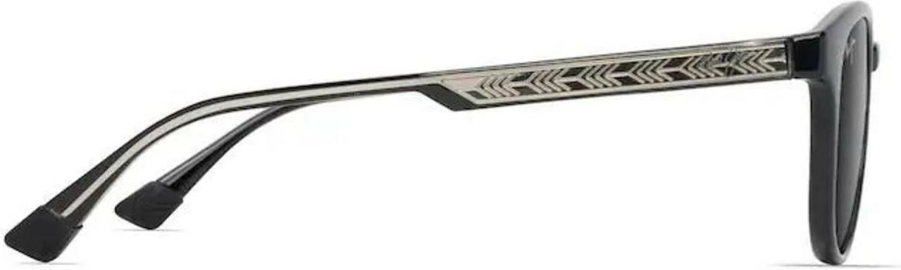 Syze dielli për meshkuj Maui Jim HIEHIE MJ0636S-001 GS636-14, të zeza [Ngjyra: 50]
